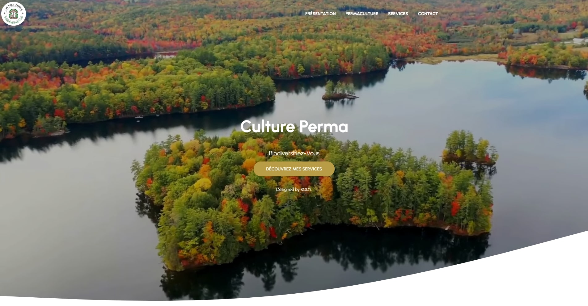 Culture Perma - Site web permaculture développé par KODY Lyon